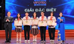 Trao giải 106 sản phẩm sáng tạo thanh thiếu niên toàn quốc Trao giải 106 sản phẩm sáng tạo thanh thiếu niên toàn quốc